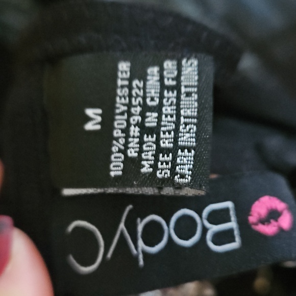 Body Central Black Sequin Bra - Picture 6 of 7